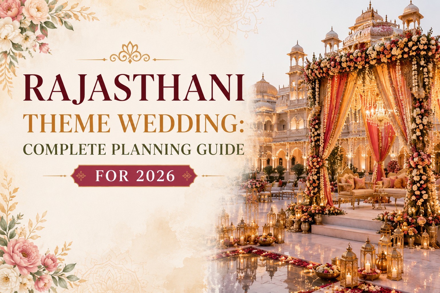 Rajasthani Theme Wedding: Complete Planning Guide for 2026